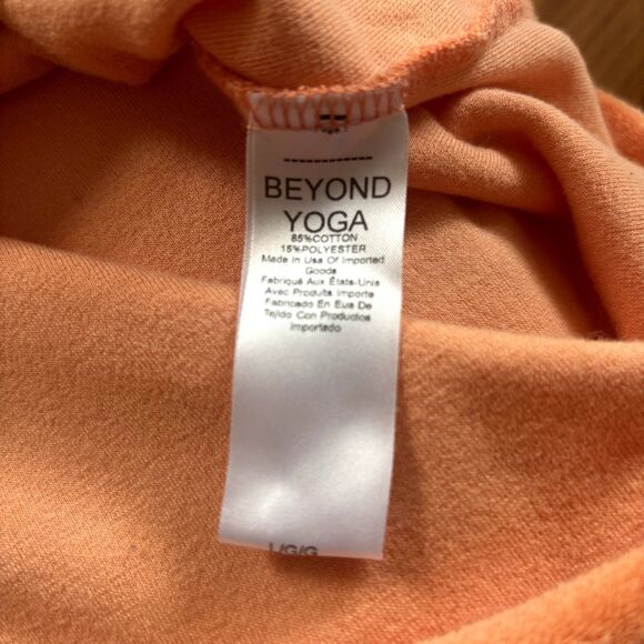 Beyond Yoga Out of Town Dress in Orange Dream- Size L - Picture 8 of 9
